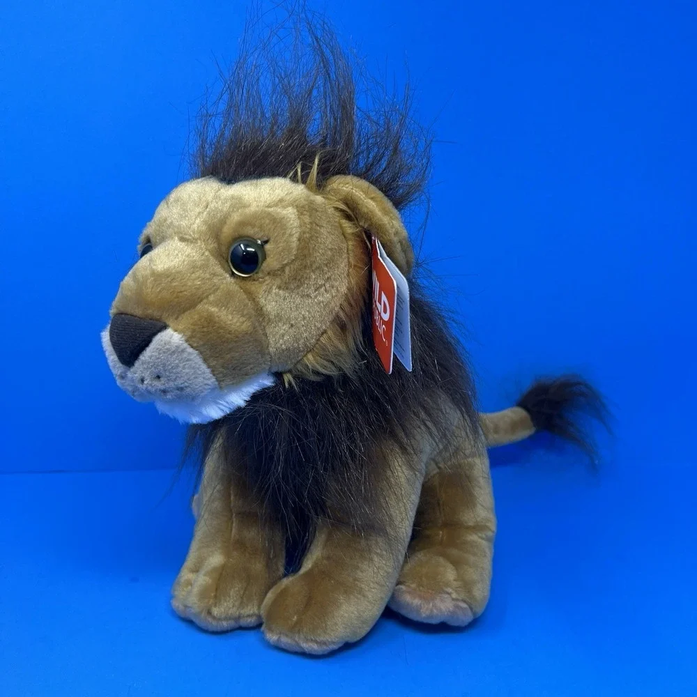 Wild Republic Lion Plush 11 inch Realistic Stuffed Animal Soft‎ Safari Toy K&M